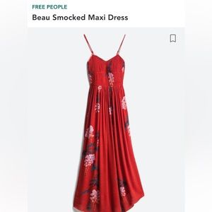 Free People Beau Smocked Maxi Dress. 🌺